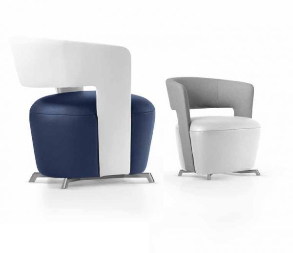 Allora lounge fauteuil 1-zits dauphin