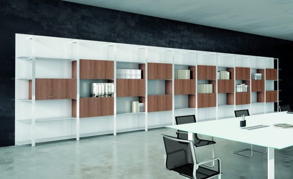 Boiserie modulaire boekenkast