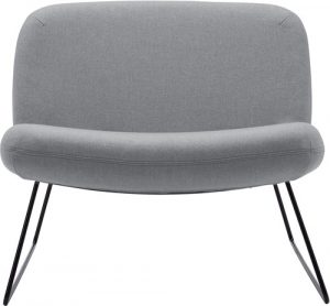 Java lounge fauteuil met sledeframe