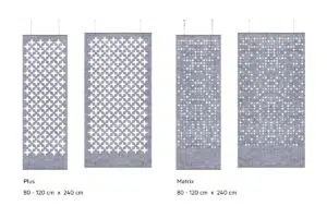 Akoestisch hangend paneel – felttouch
